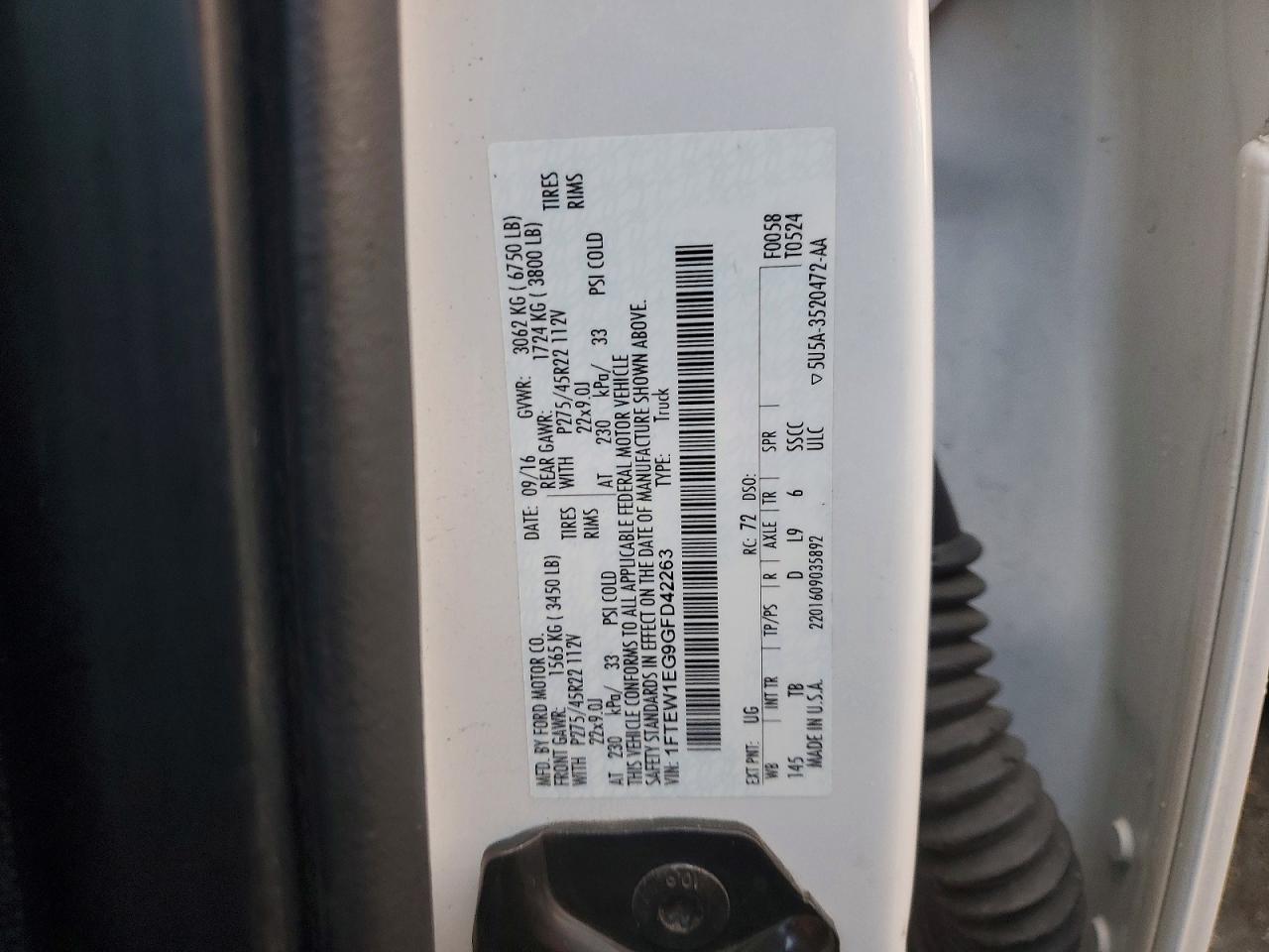 2016 FORD F-150