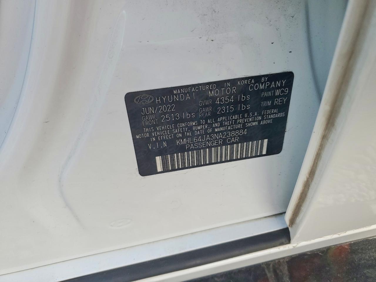 2022 HYUNDAI SONATA