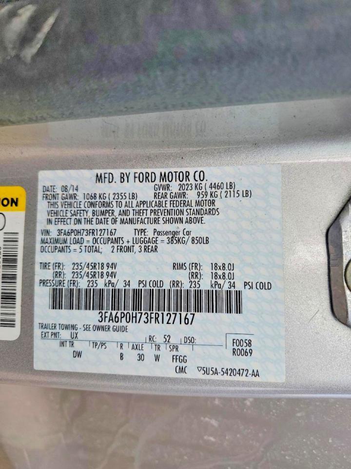 2015 FORD FUSION