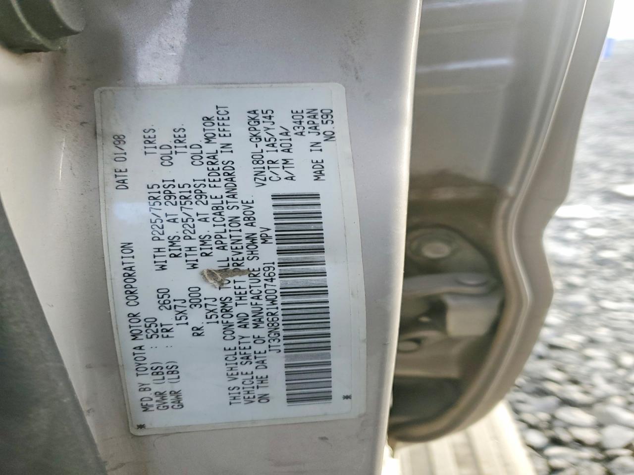 1998 TOYOTA 4Runner