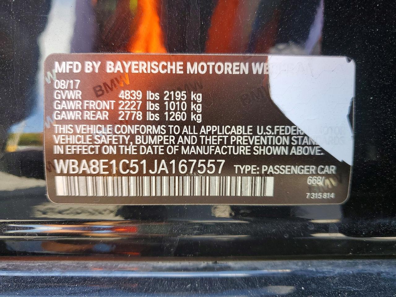 2018 BMW 3 SERIES