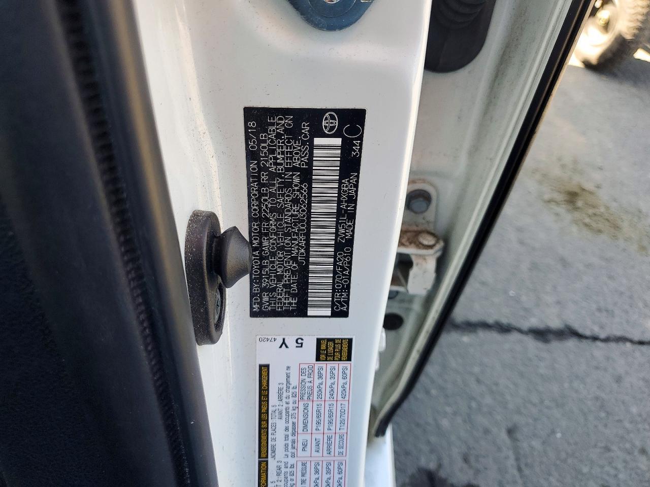 2018 TOYOTA PRIUS