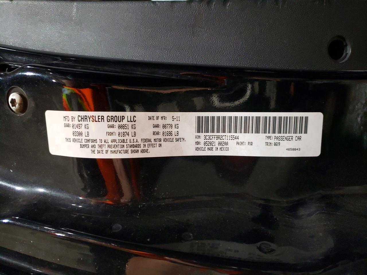 2012 FIAT 500