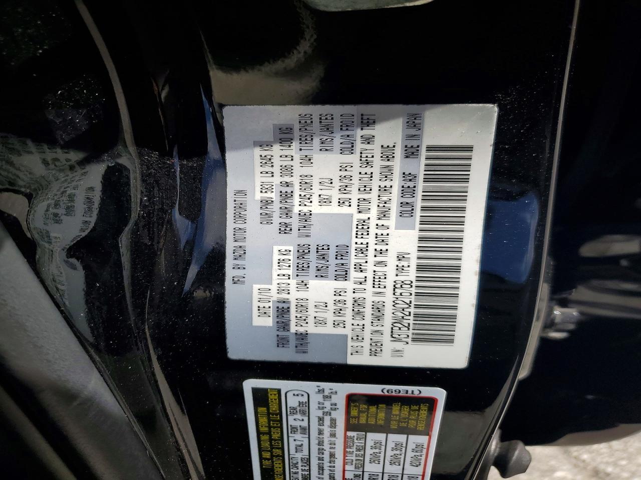 2010 MAZDA CX-9