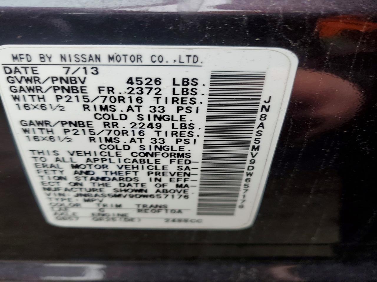 2013 NISSAN