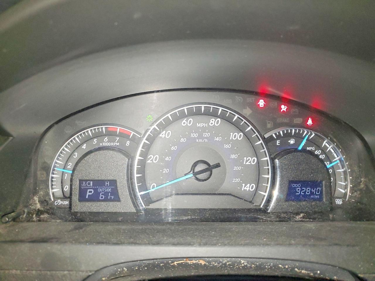2012 TOYOTA CAMRY
