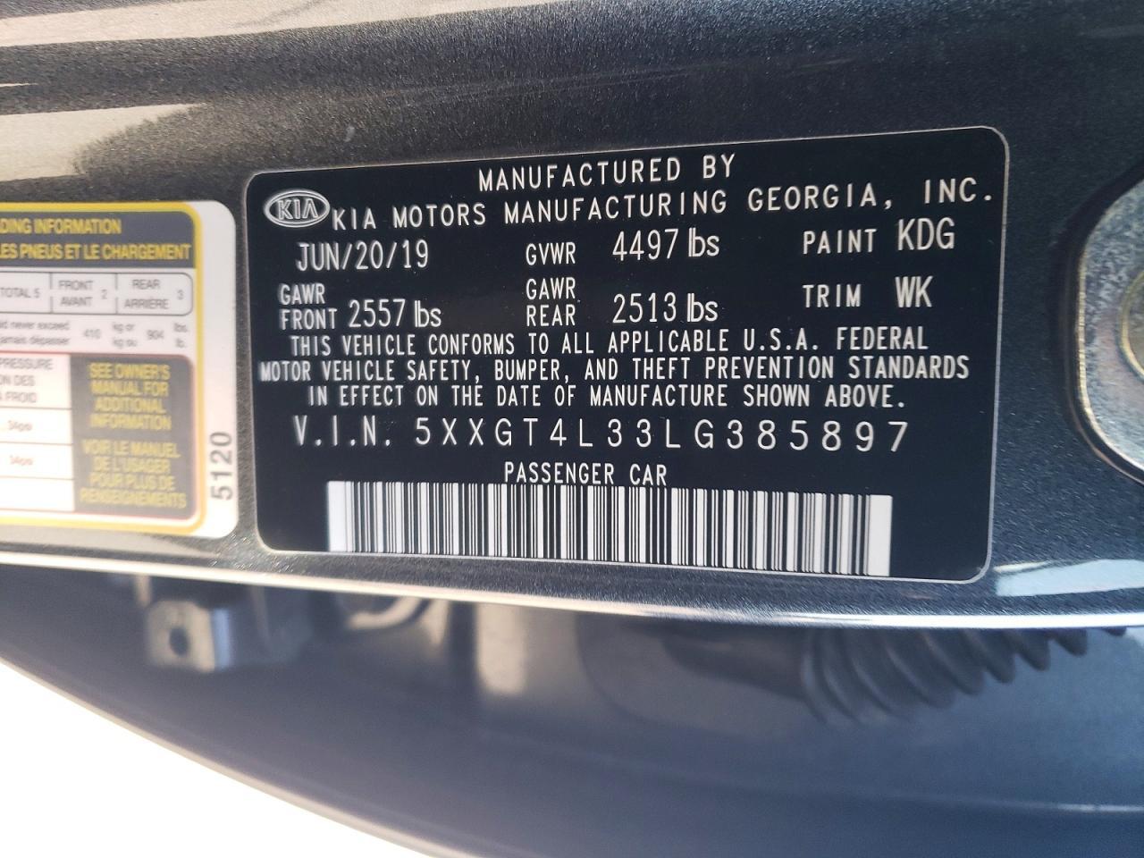 2020 KIA OPTIMA