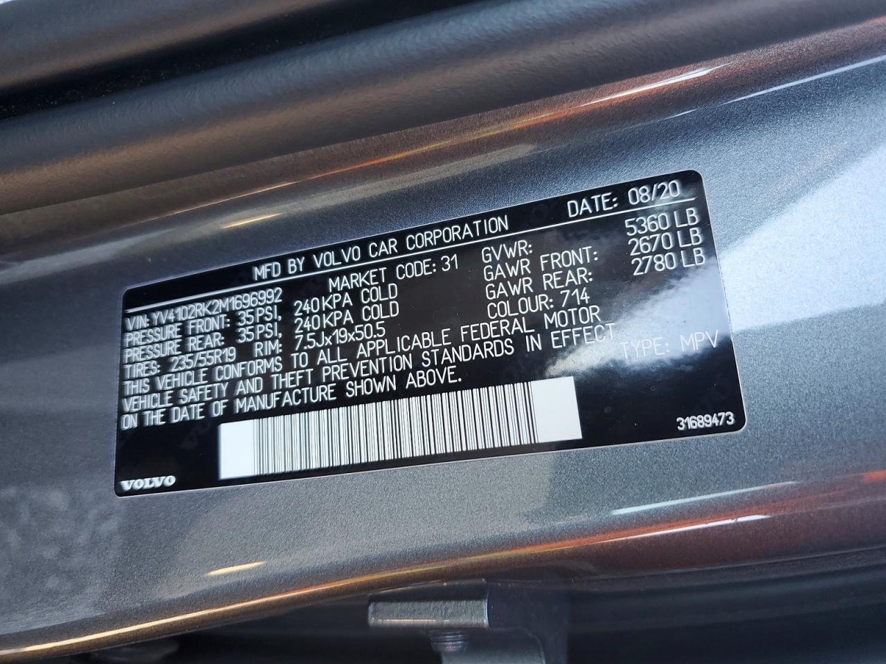 2021 VOLVO XC60