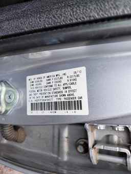 2012 HONDA ACCORD