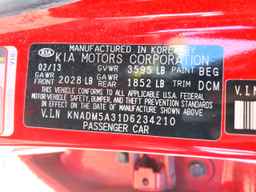 2013 KIA RIO