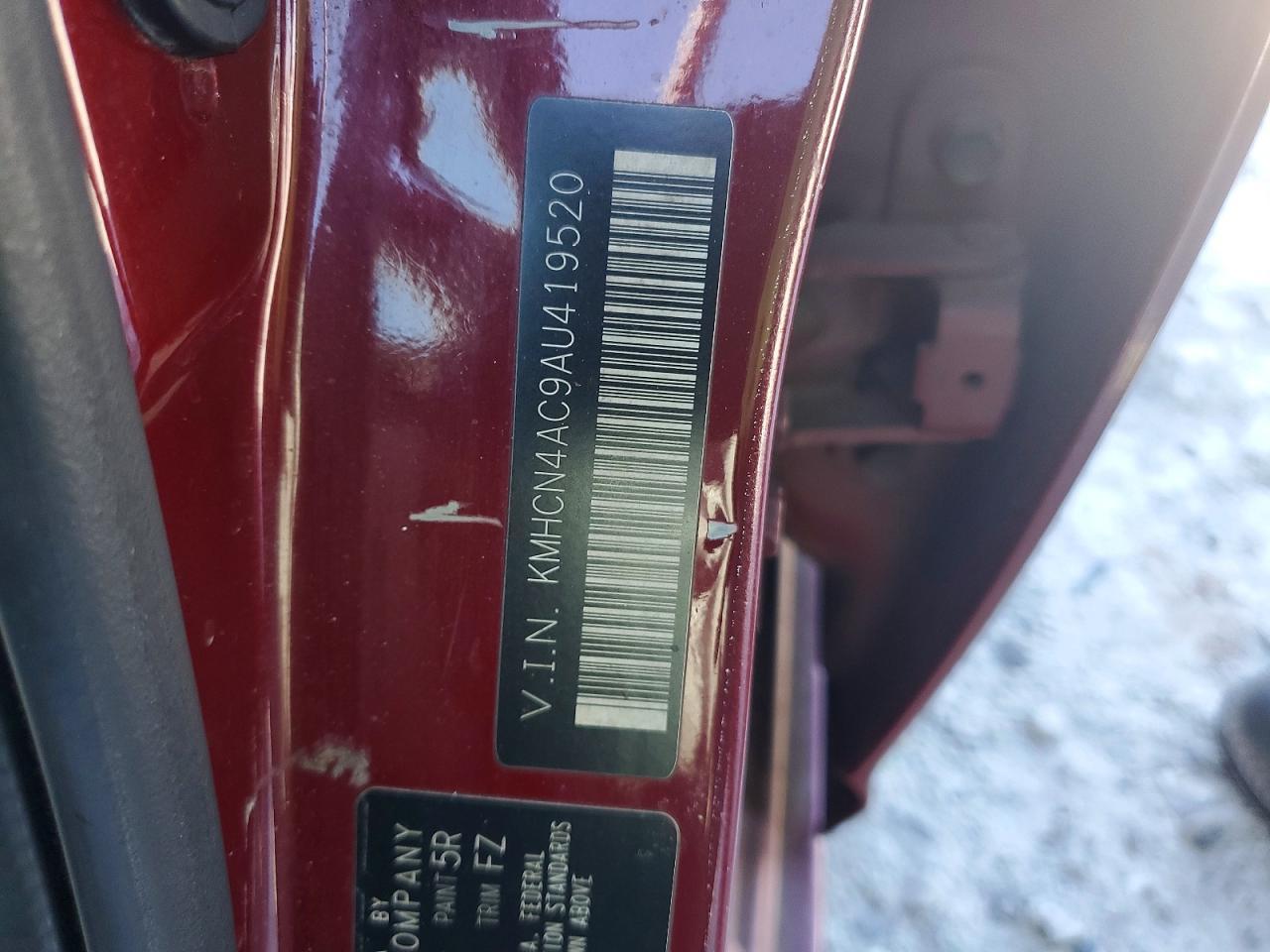 2010 HYUNDAI ACCENT