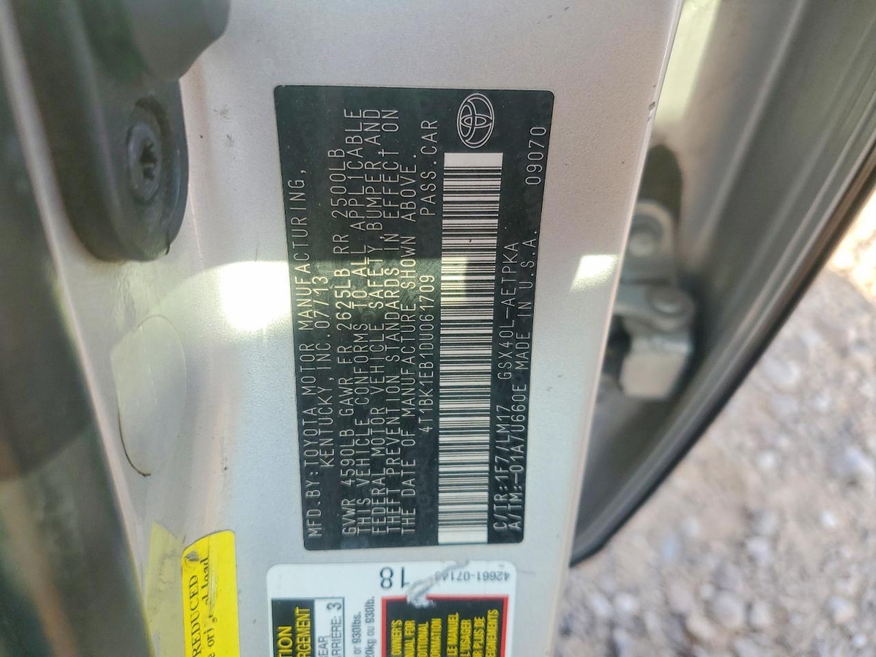 2013 TOYOTA Avalon