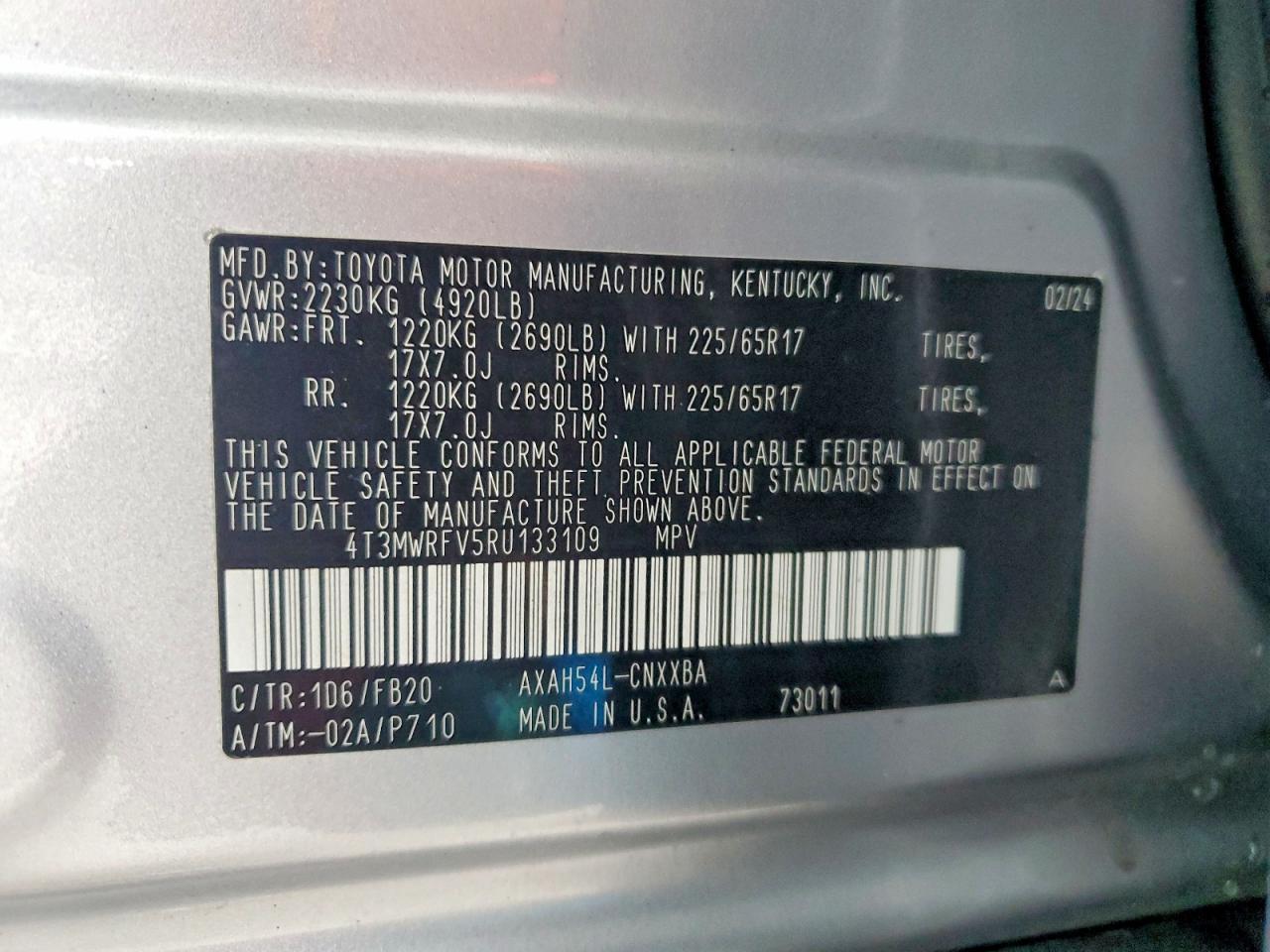 2024 TOYOTA RAV4
