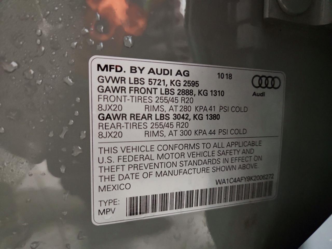 2019 AUDI SQ5