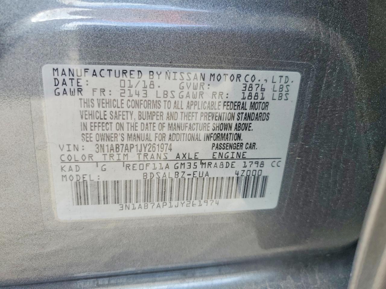 2018 NISSAN SENTRA