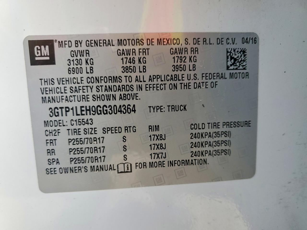 2016 GMC Sierra