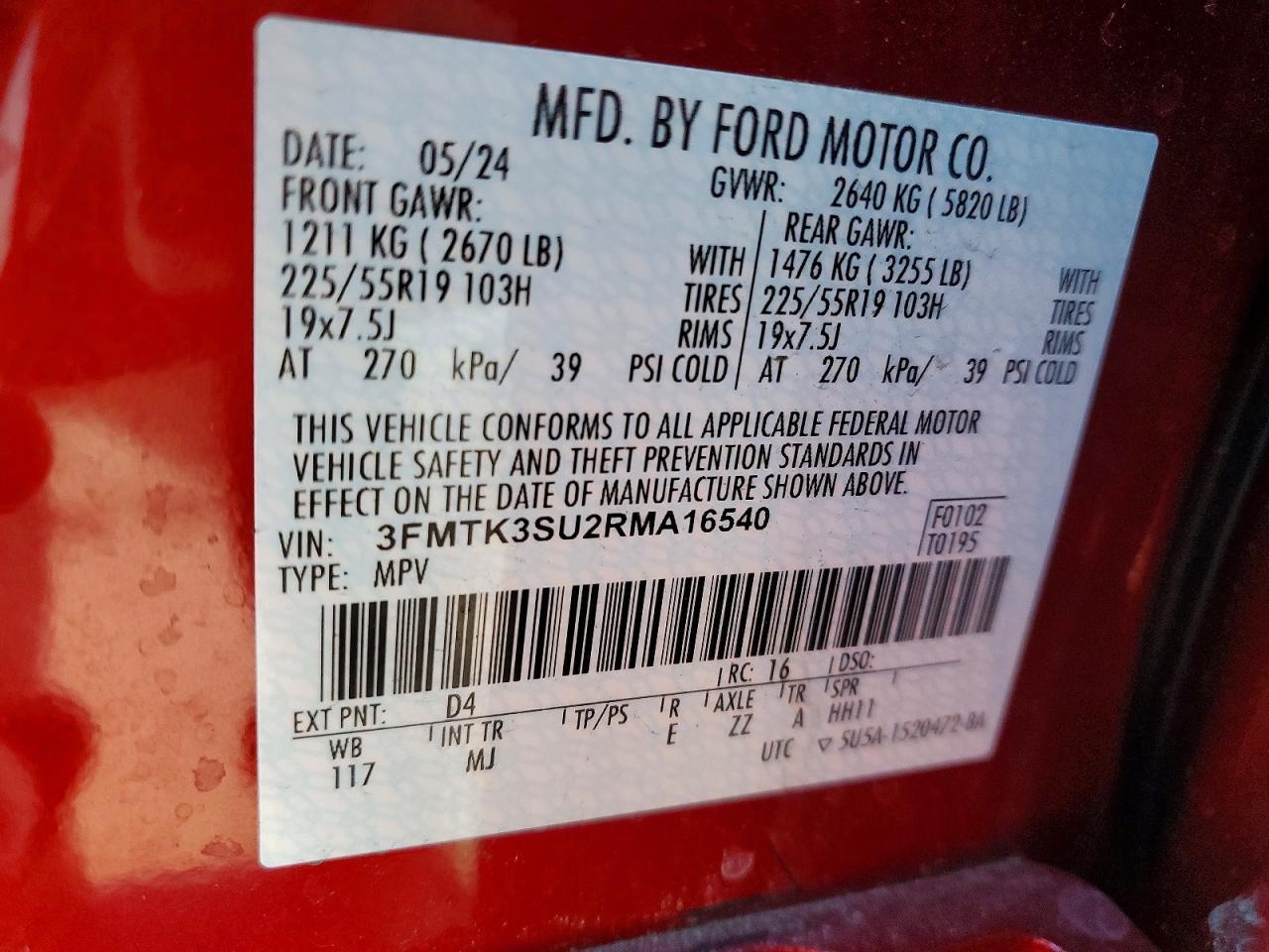 2024 FORD Mustang Mach-E