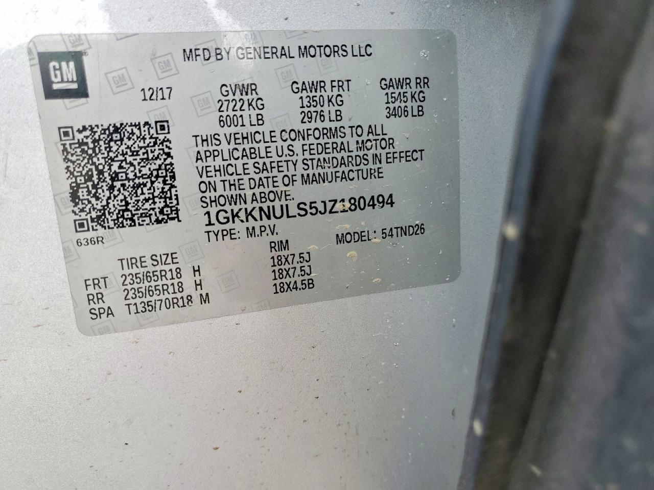 2018 GMC ACADIA