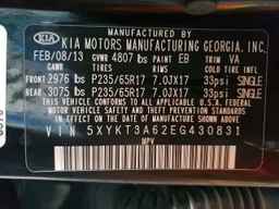 2014 KIA SORENTO