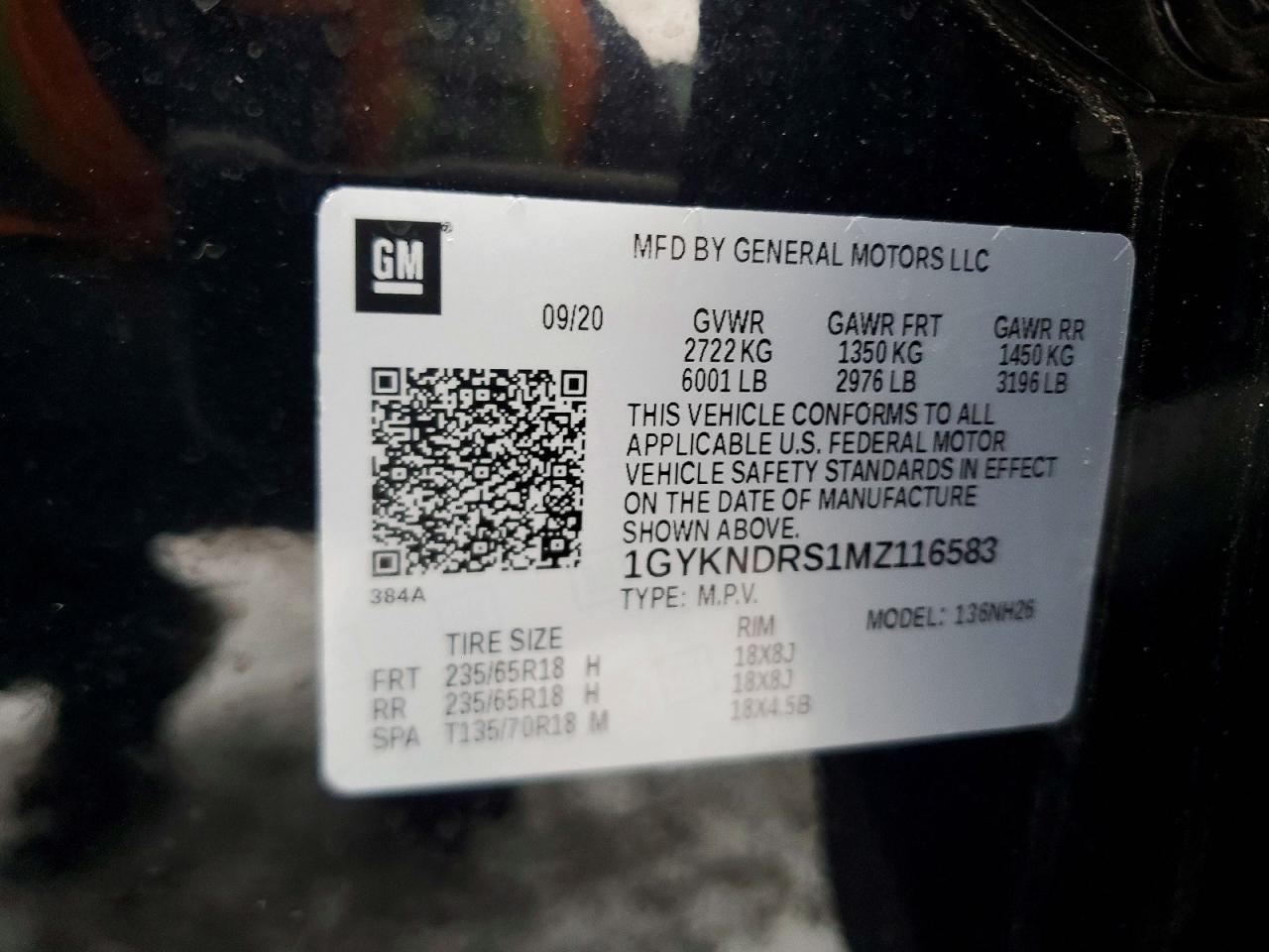 2021 CADILLAC XT5