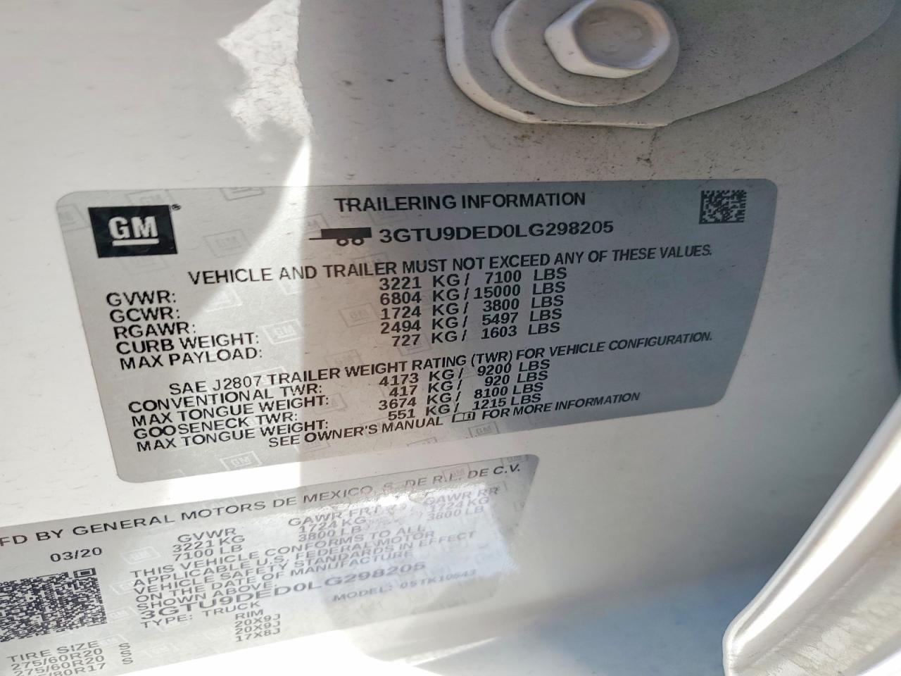 2020 GMC Sierra
