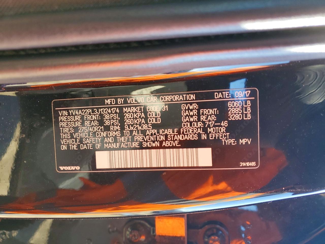 2018 VOLVO XC90