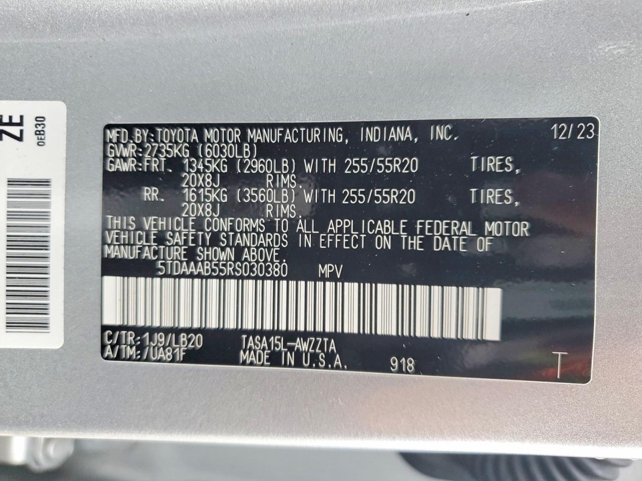 2024 TOYOTA HIGHLANDER