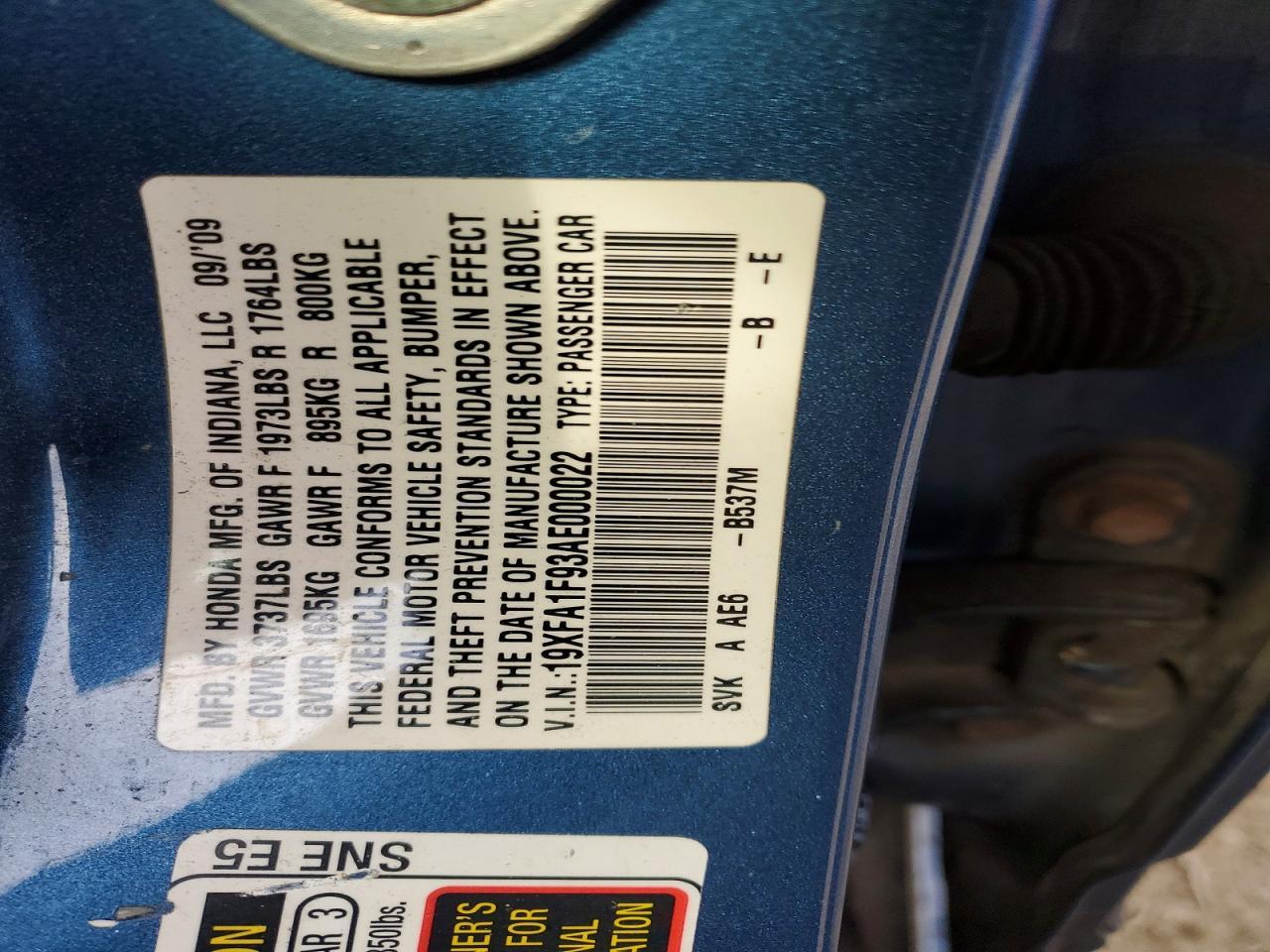 2010 HONDA CIVIC