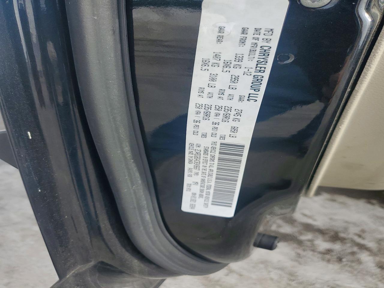 2012 DODGE GRAND CARAVAN