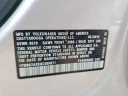 2016 VOLKSWAGEN Passat
