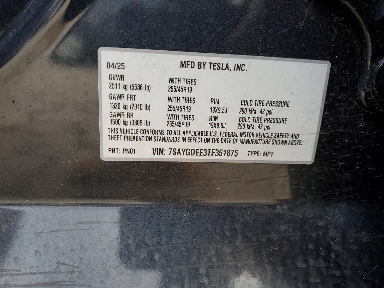 2026 TESLA MODEL Y