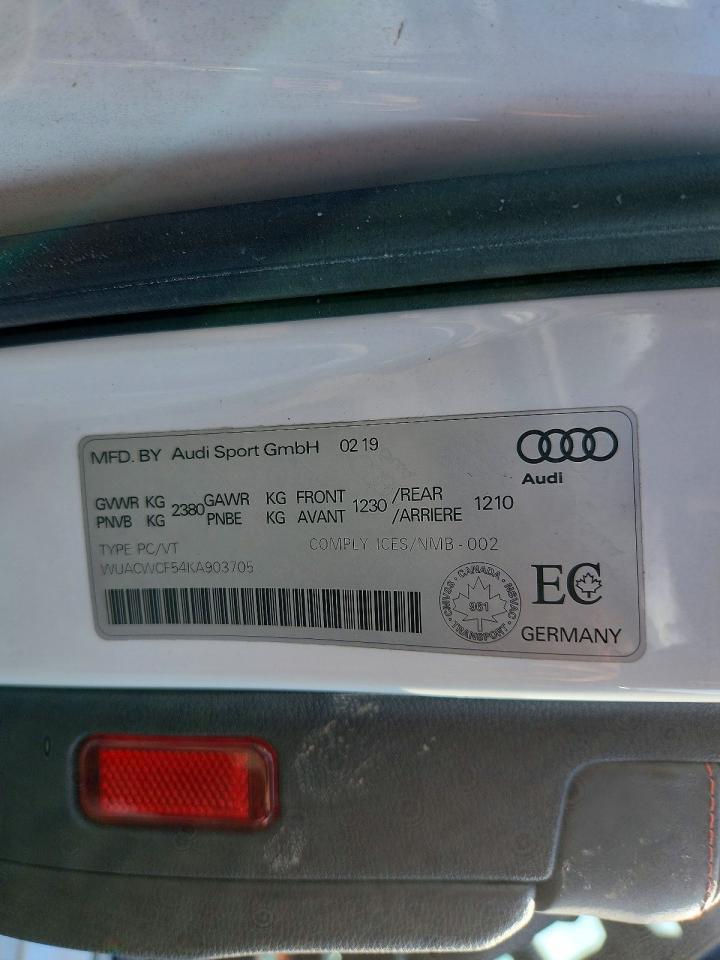 2019 AUDI RS5