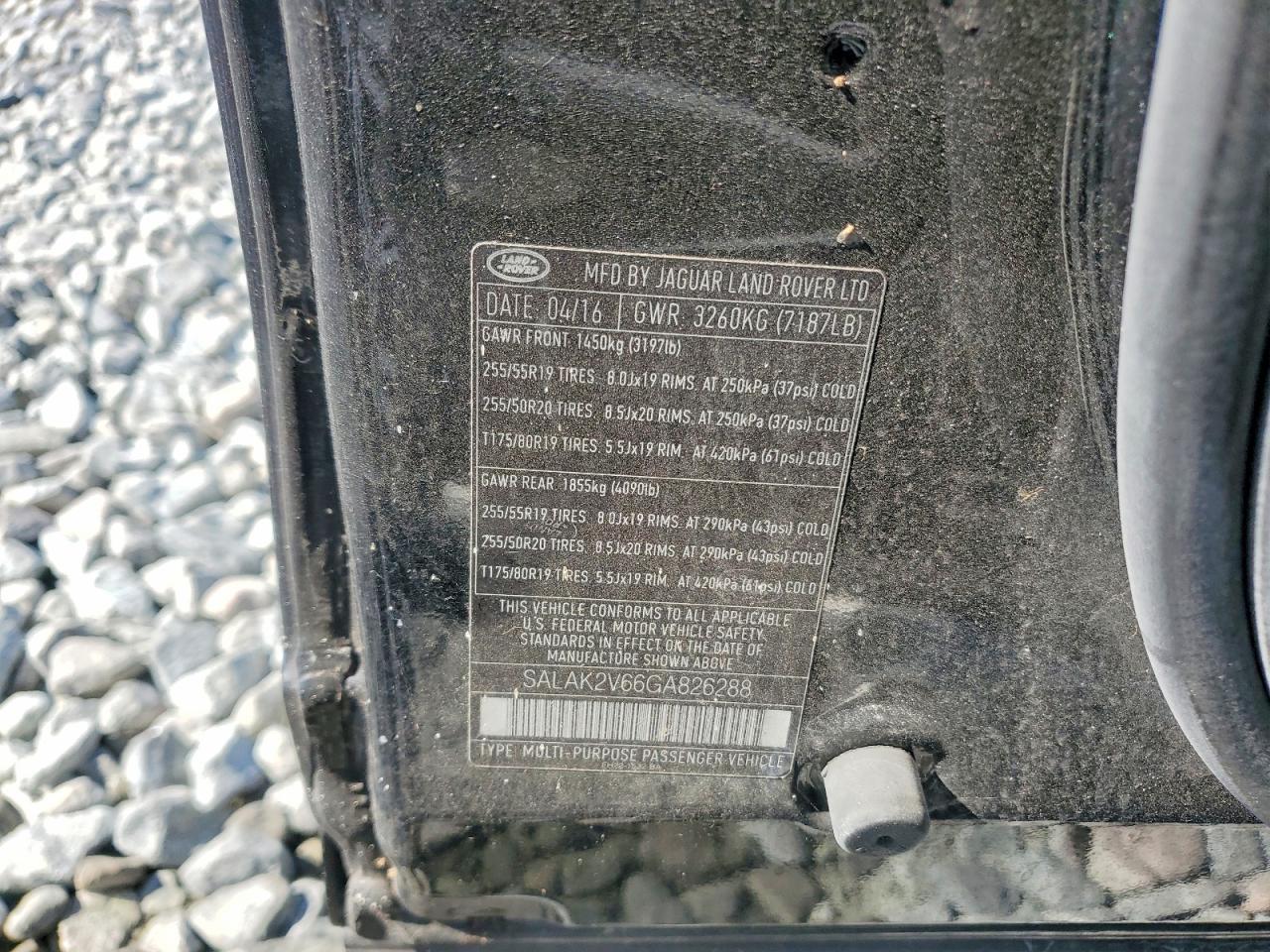 2016 LAND ROVER LR4