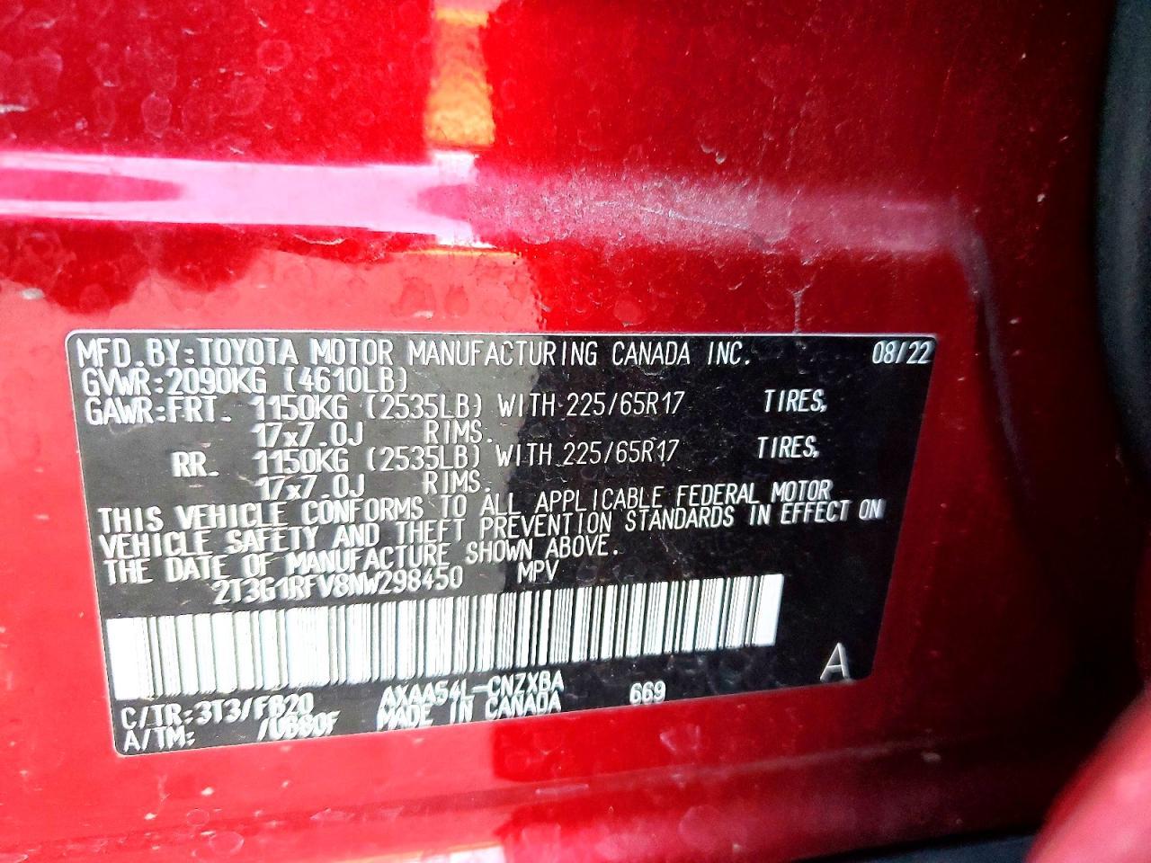 2022 TOYOTA RAV4