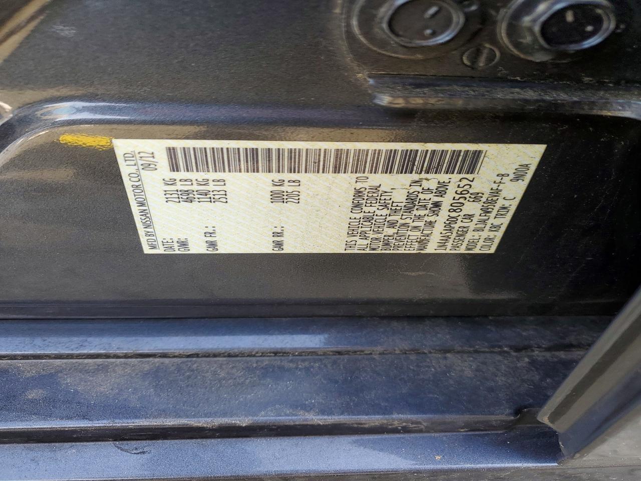2013 NISSAN Maxima