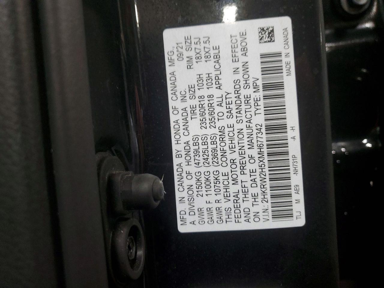 2021 HONDA CR-V