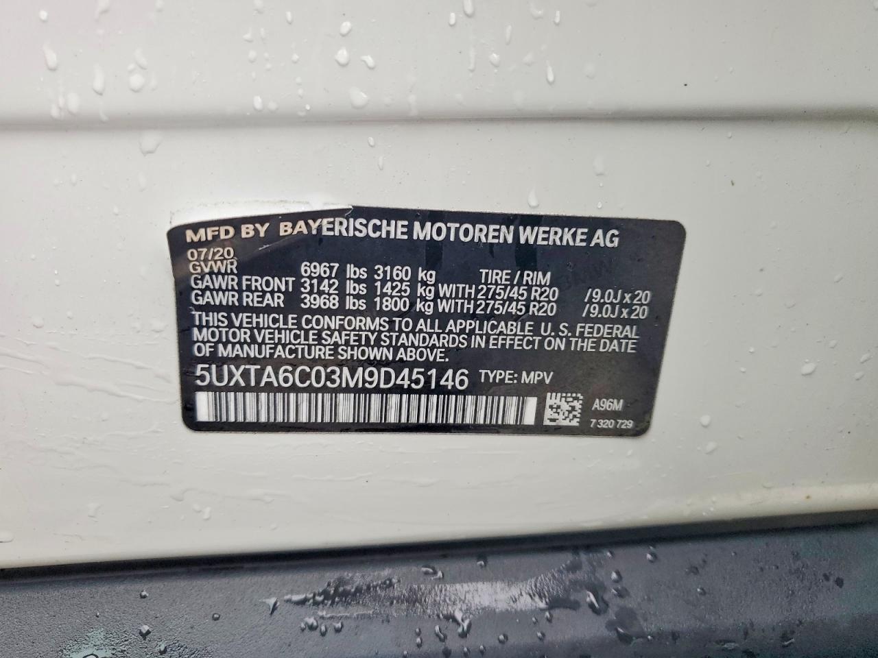 2021 BMW X5