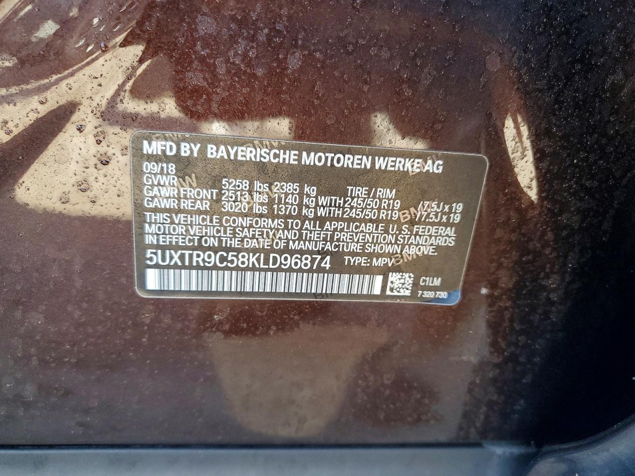 2019 BMW X3
