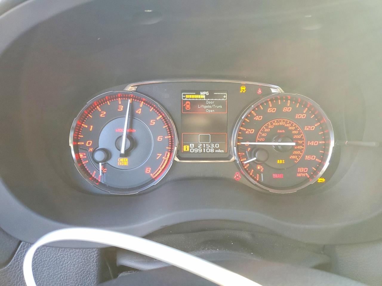 2015 SUBARU WRX