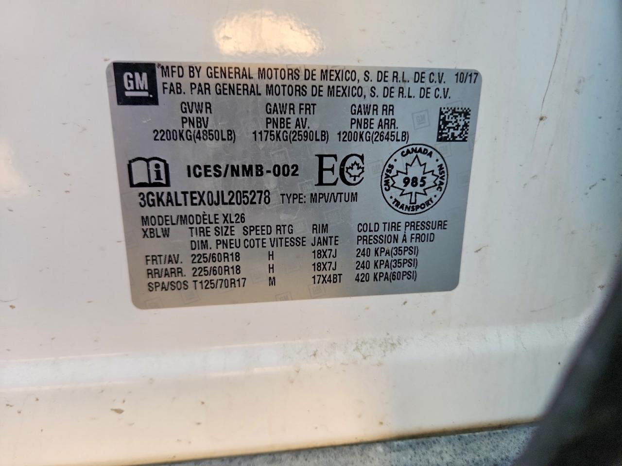 2018 GMC Terrain