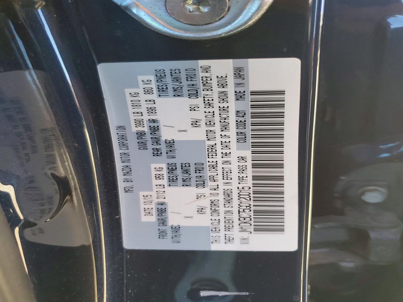 2016 MAZDA CX-3