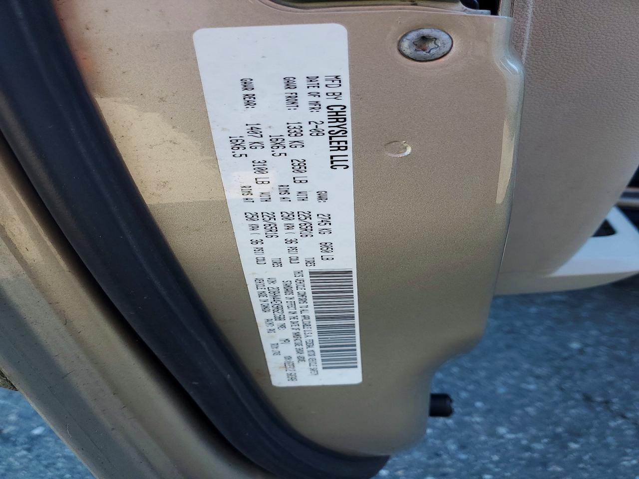 2009 DODGE GRAND CARAVAN