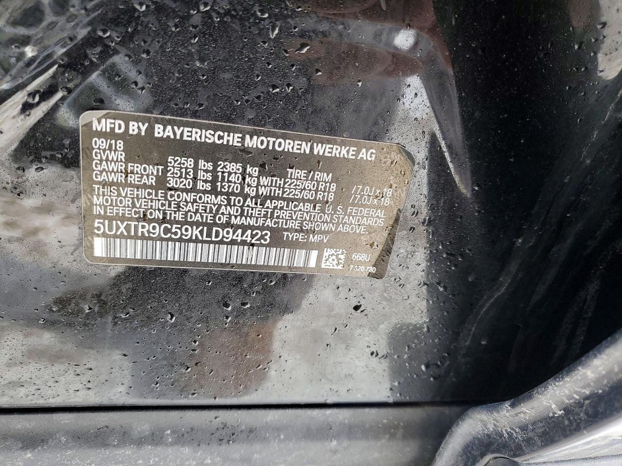 2019 BMW X3