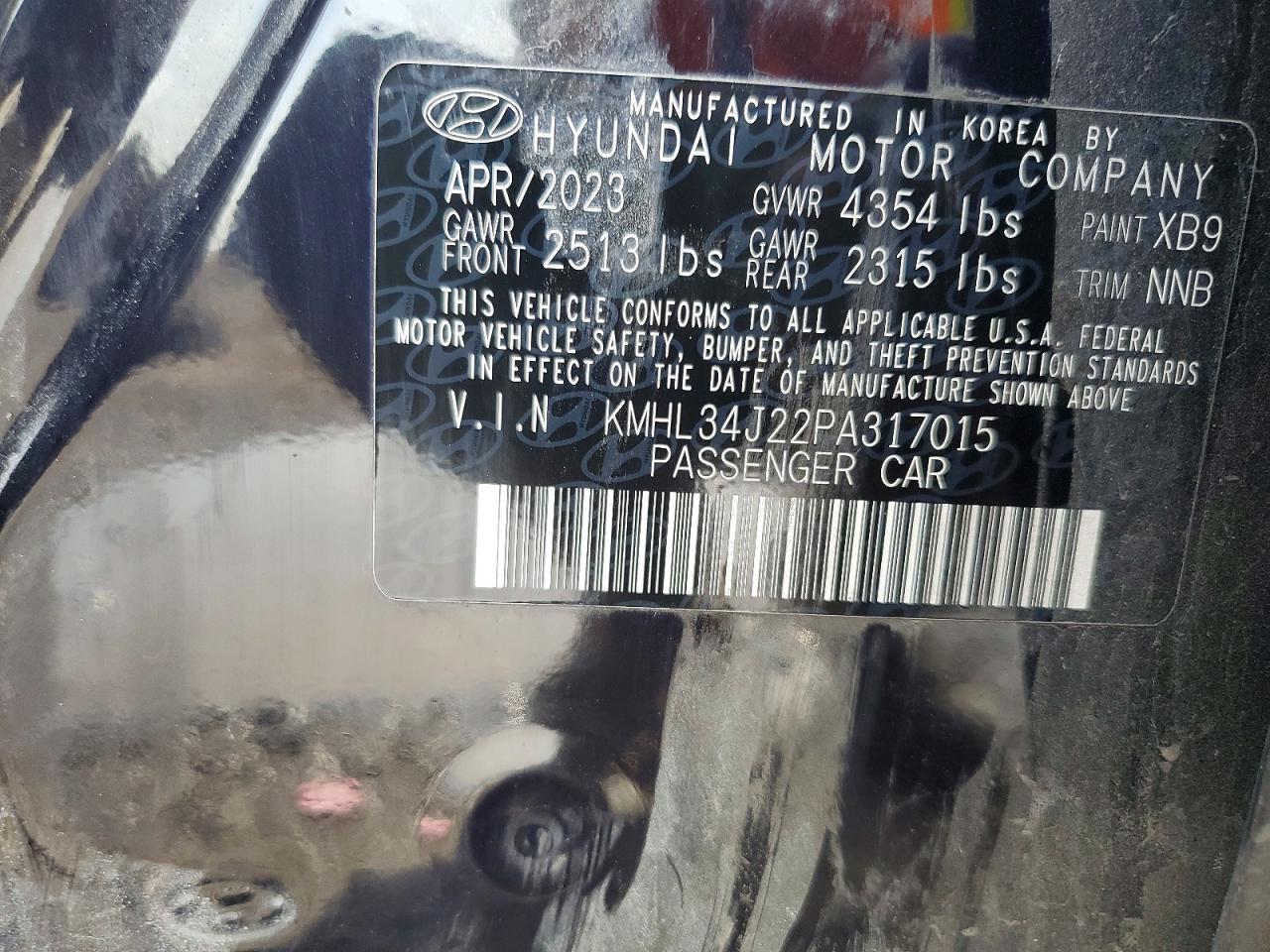 2023 HYUNDAI SONATA