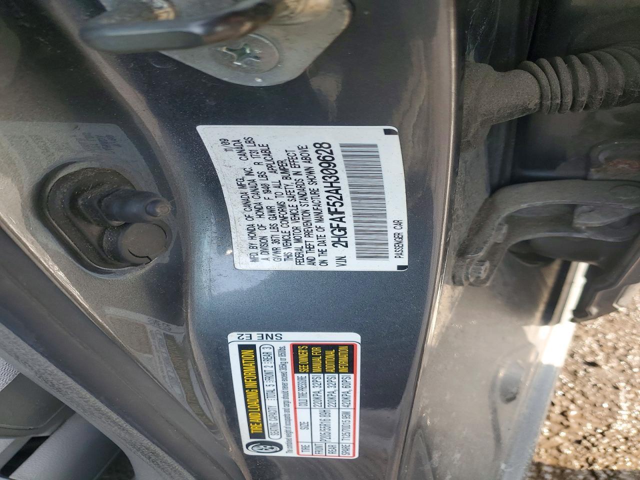 2010 HONDA CIVIC