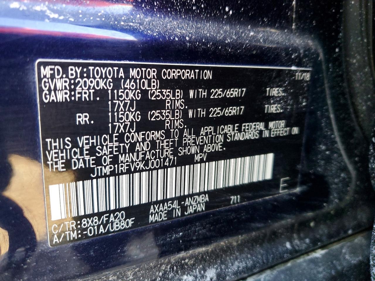 2019 TOYOTA RAV4