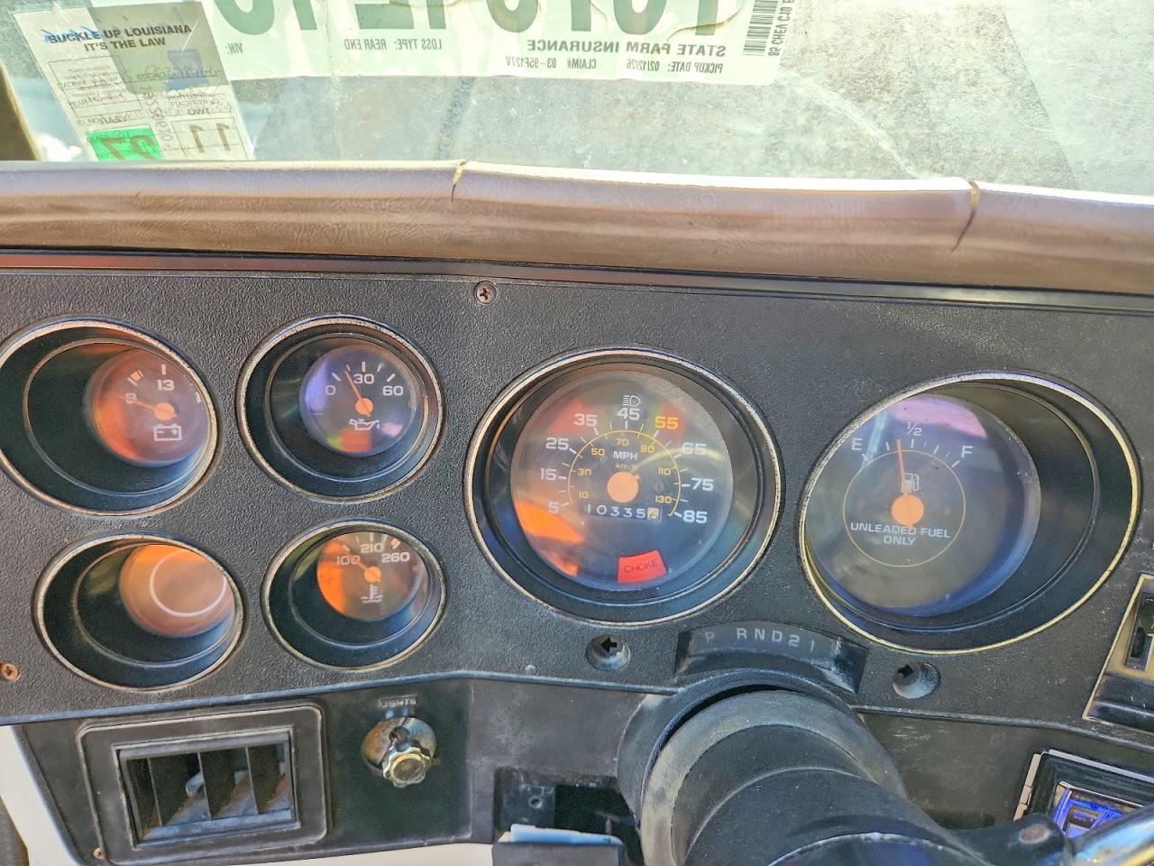 1985 CHEVROLET C10