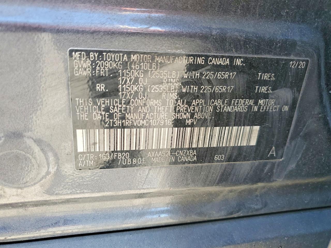 2021 TOYOTA RAV4
