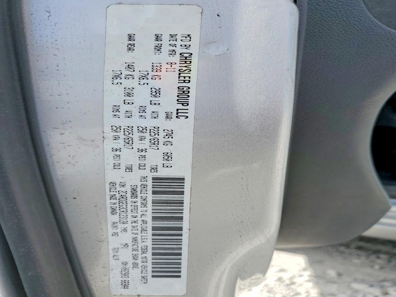 2012 DODGE GRAND CARAVAN