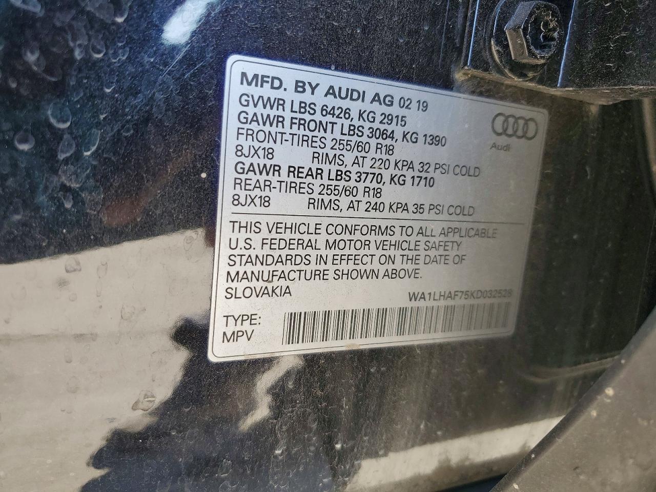 2019 AUDI Q7